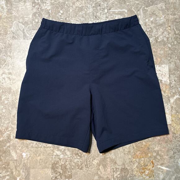 Lululemon Shorts Mens Medium Blue 8” Linerless Woven Gym Running M7BG2S - Picture 1 of 9